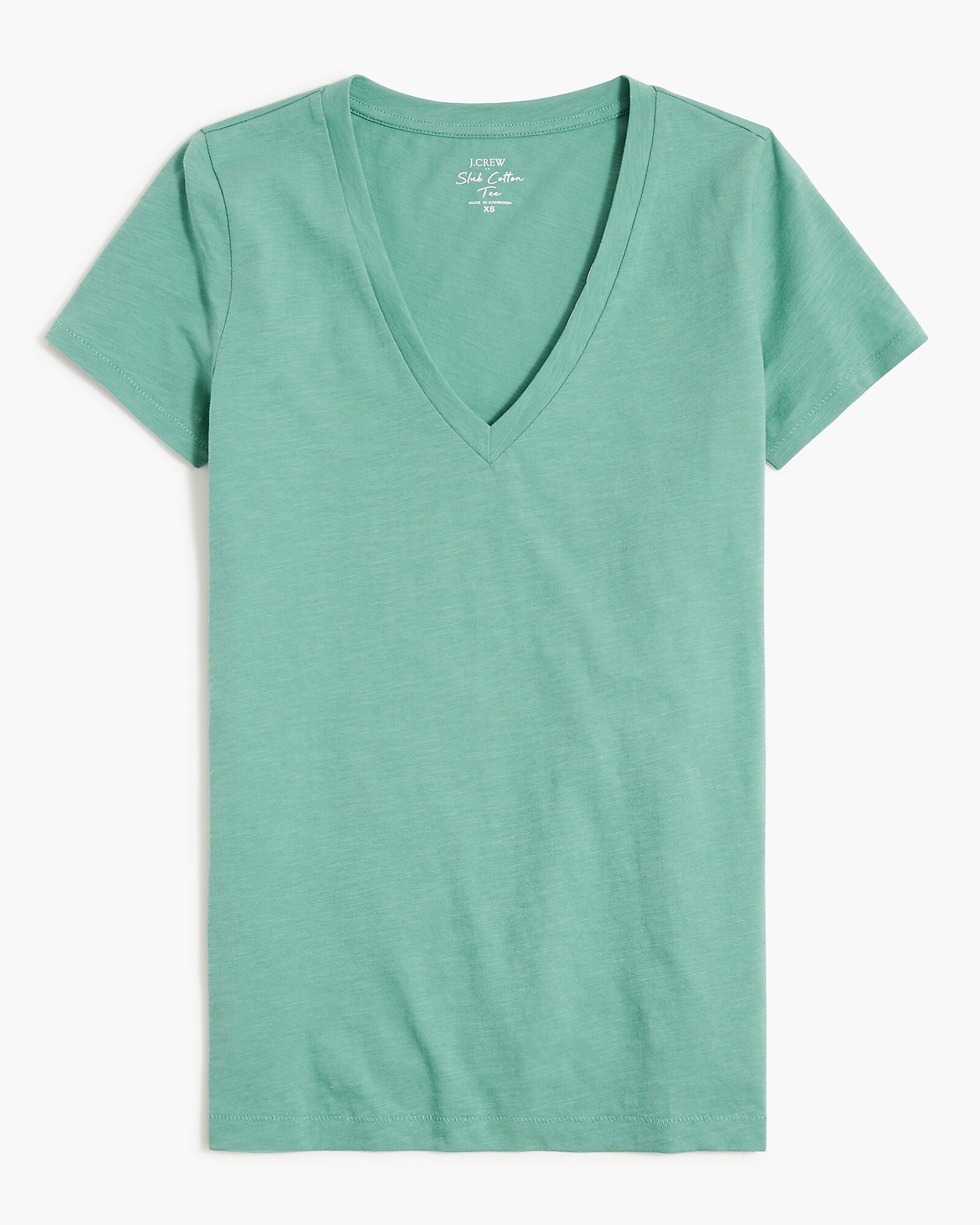 Vintage slub cotton V-neck tee | J.Crew Factory