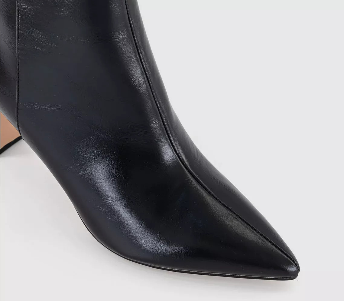 OFFICE Adele Slim Heel Ankle Boots Black - Women's Ankle Boots | Office Shoes (UK)