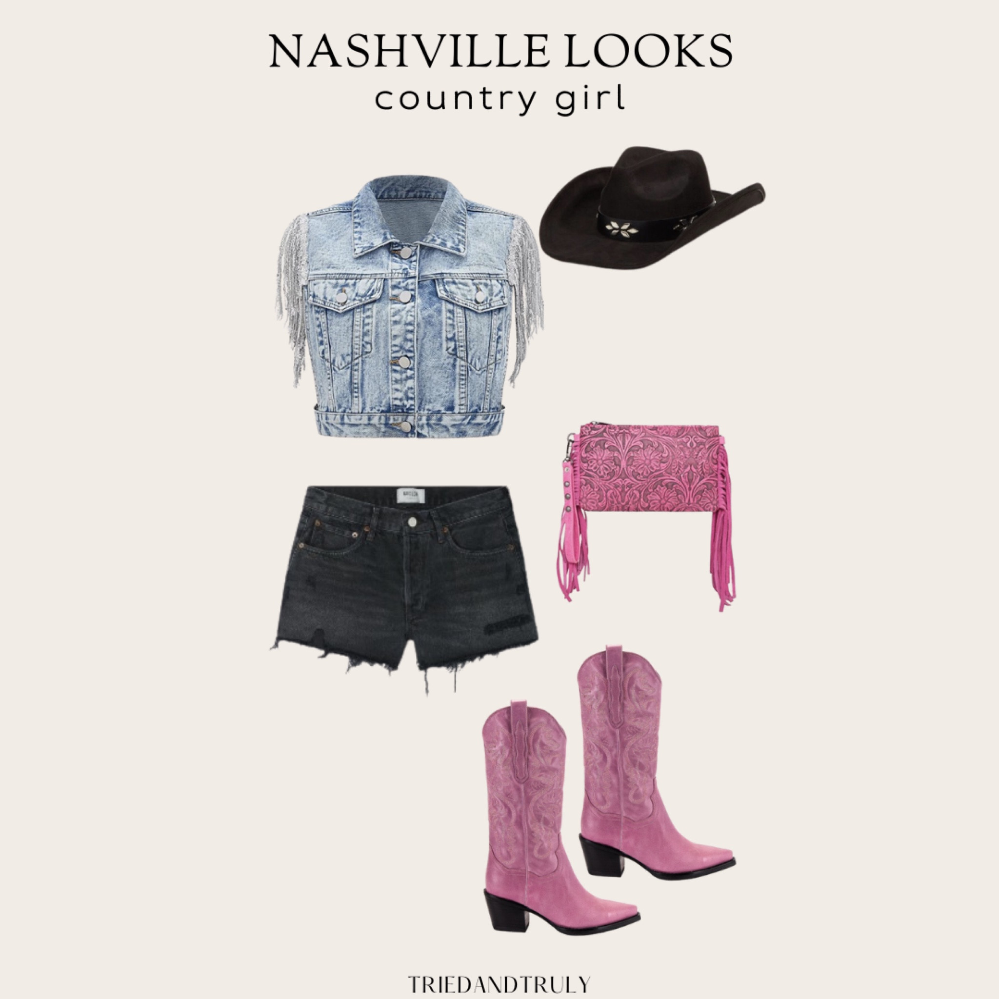 Nashville or Country Concert Outfits 

Perfect for a Bachelorette party, festival, or spring and summer fun! 

#LTKFestival #LTKshoecrush #LTKstyletip