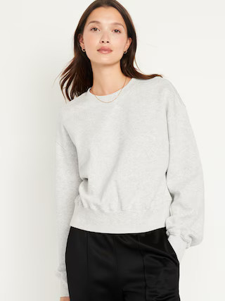 SoComfy Drop-Shoulder Crew-Neck Sweatshirt | Old Navy | Old Navy (US)