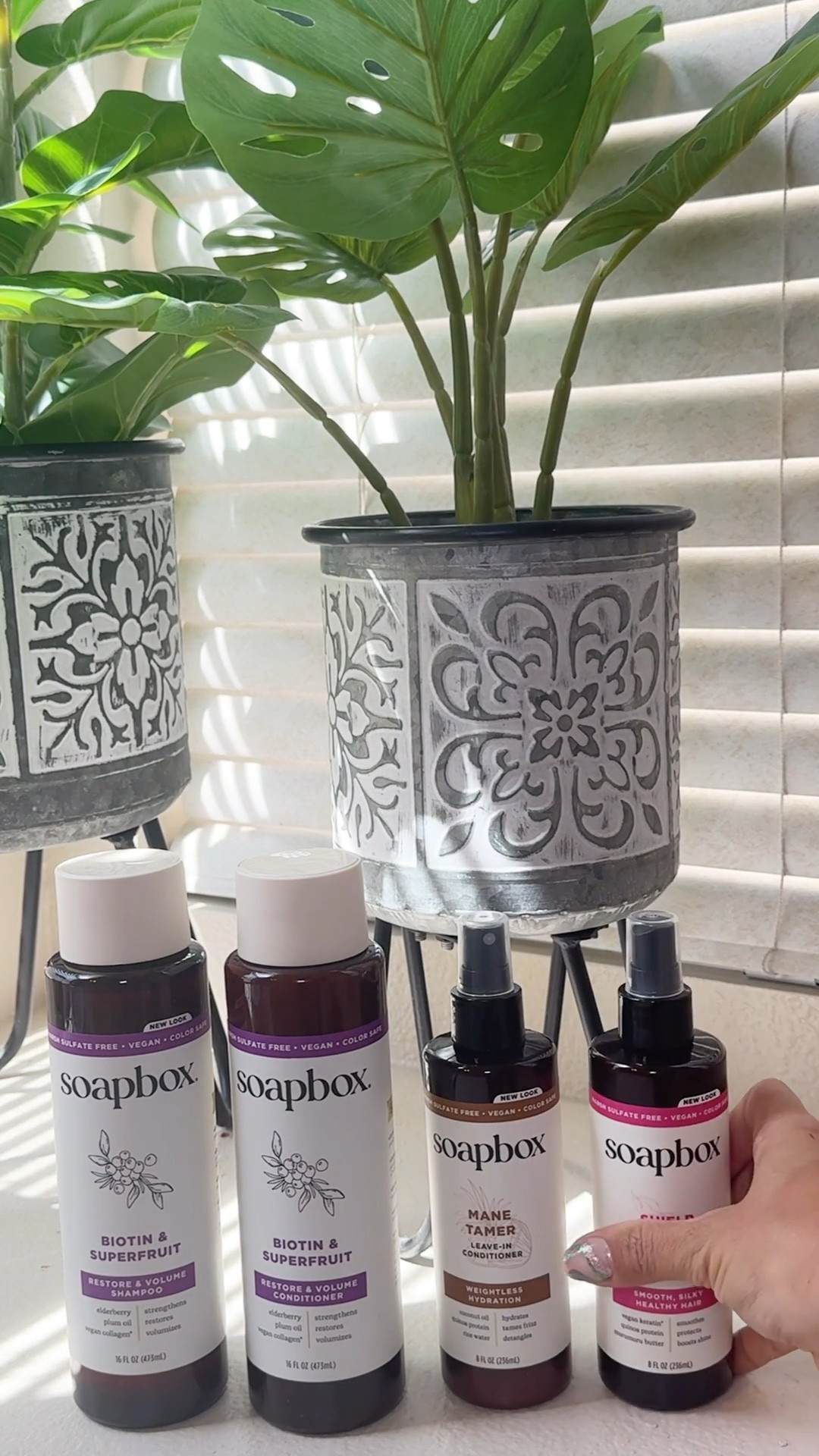 I’ve been using the @soapbox collection and I love how simple but effective the routine is. Their formulas are vitamin-boosted with a 5X vitamin complex (B5, B7, B9, C & E) plus antioxidants to help support healthy hair, shine, and strength.
Another reason I love this brand: for every product purchased, Soapbox donates a bar of soap to someone in need. They’ve already donated 40 MILLION bars and counting. 🤍
You can grab these at Walmart if you want to try the routine for yourself!

#soapboxhair #cleanhaircare #affordablehaircare #haircareroutine #healthyhairjourney

#LTKgrwm #LTKselfcare #LTKBeauty