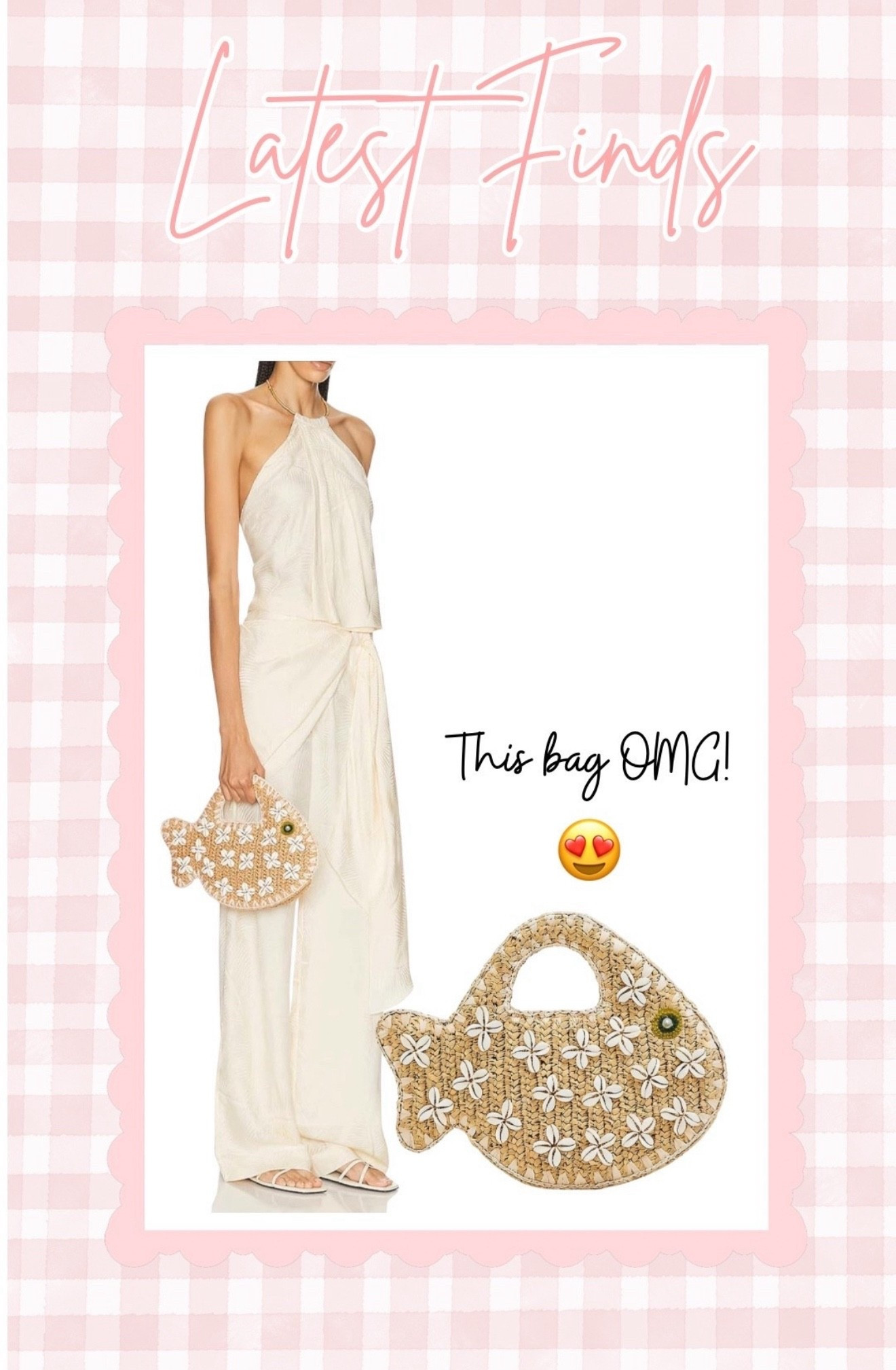 Resort style woven fish handbag 






Amazon finds 
Amazon fashion 
Resort wear 
Vacation outfit 
Woven handbag 
Fish purse 
Summer handbag 
Summer outfit 



#LTKootd #LTKTravel #LTKSeasonal