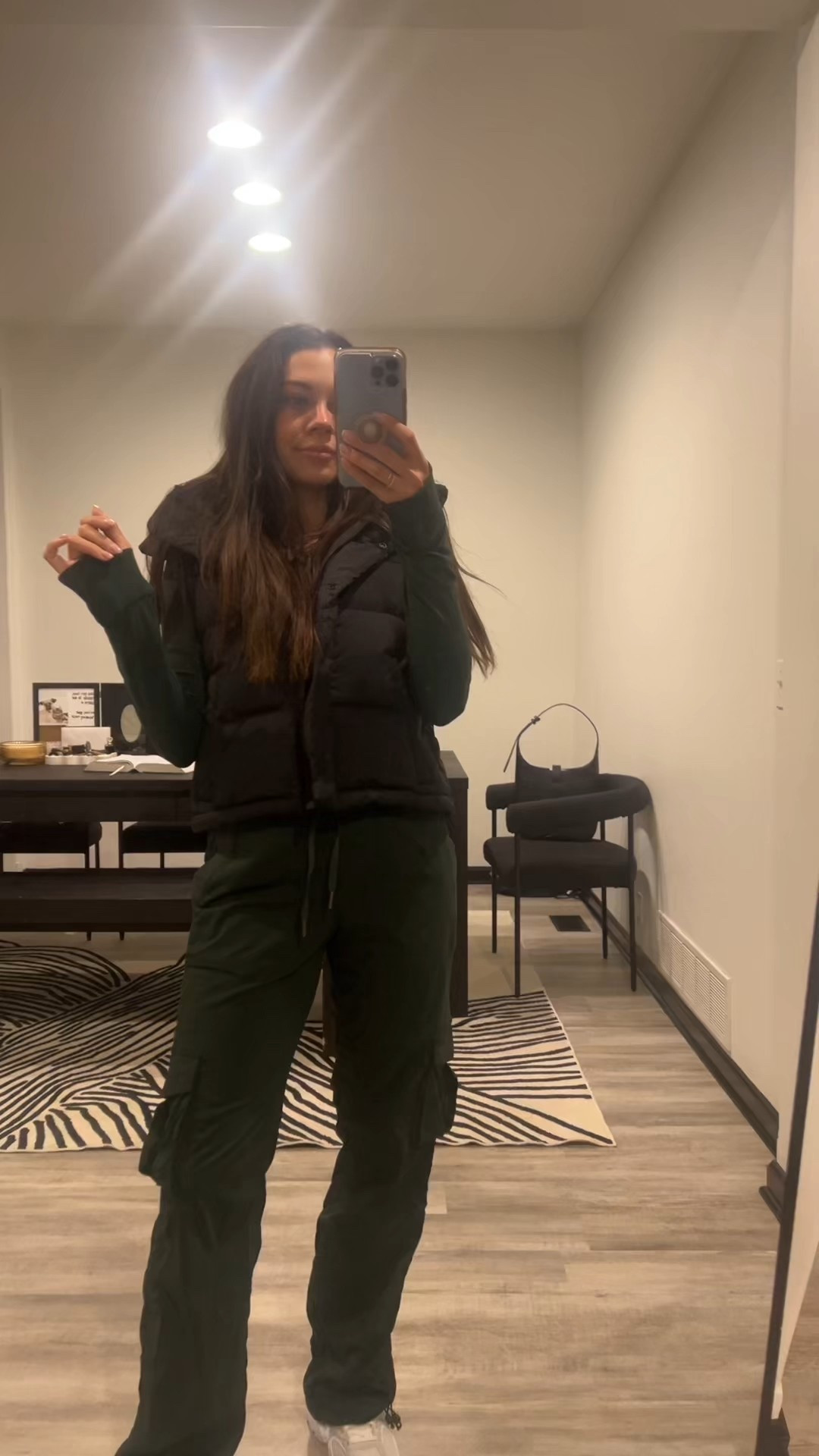 My casual work dress code outfit for Friday! I love my lululemon dance studio cargos ! But the Wunder puff vest was for sure my BEST purchase I love it! 

#LTKActive #LTKSeasonal #LTKHoliday