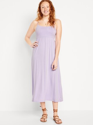 Fit & Flare Cami Midi Dress | Old Navy (CA)