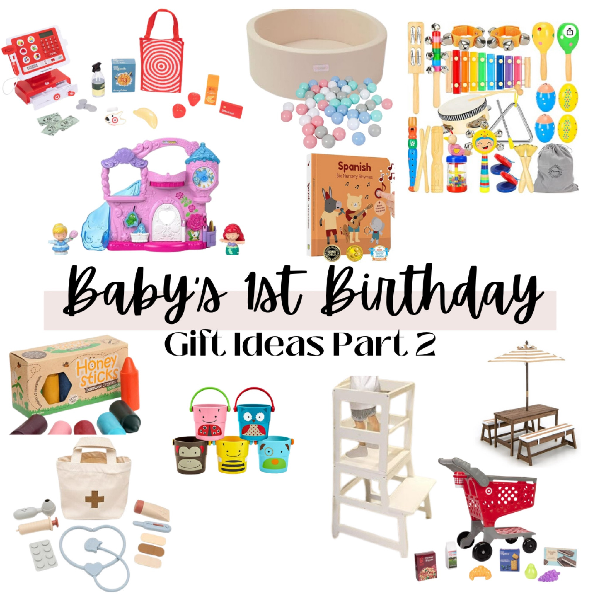 Baby and toddler gift ideas for 1st birthday or Christmas! 

#LTKHoliday #LTKGiftGuide #LTKbaby