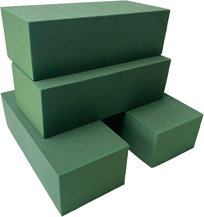 Mindful Design 6-Pack Floral Foam Blocks Dry & Wet for Fresh and Artificial Flowers, 7.8” L x 3... | Amazon (US)