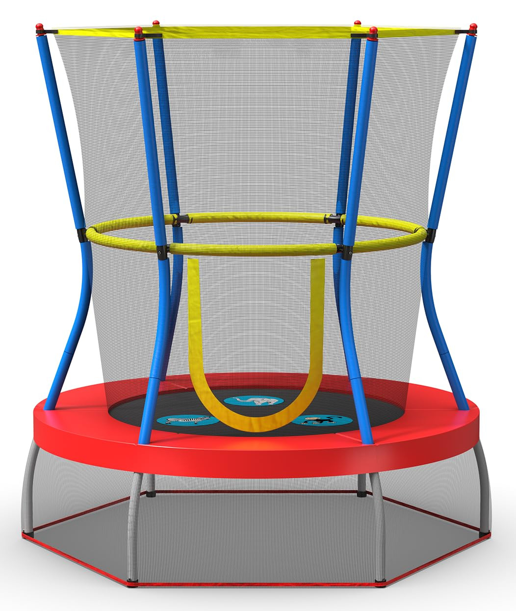 Skywalker Trampolines Mini Trampoline with Enclosure Net | Amazon (US)