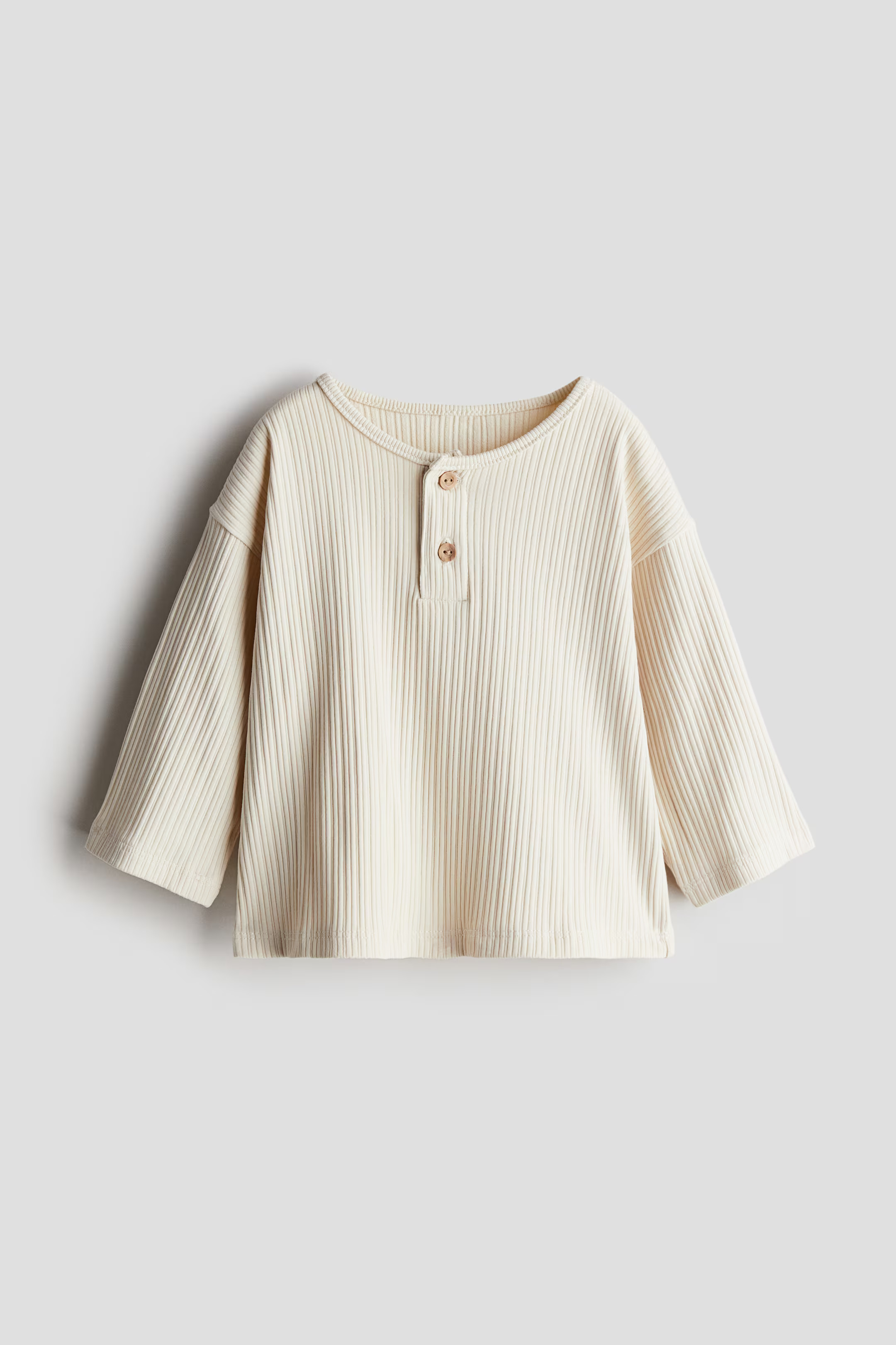 Ribbed Henley Shirt | H&M (US + CA)