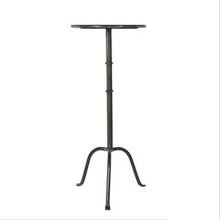 Storied Home Black Metal Martini Table DE7281 - The Home Depot | The Home Depot