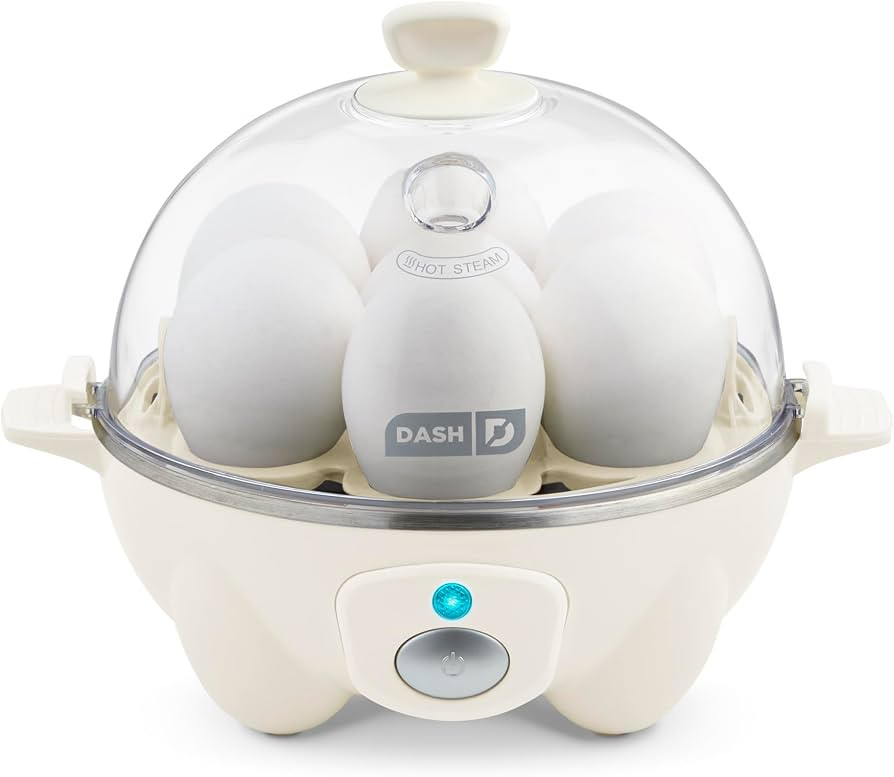 DASH Rapid Egg Cooker: 7 Egg Capacity Electric Egg Cooker for Hard Boiled Eggs, Poached Eggs, Scr... | Amazon (US)