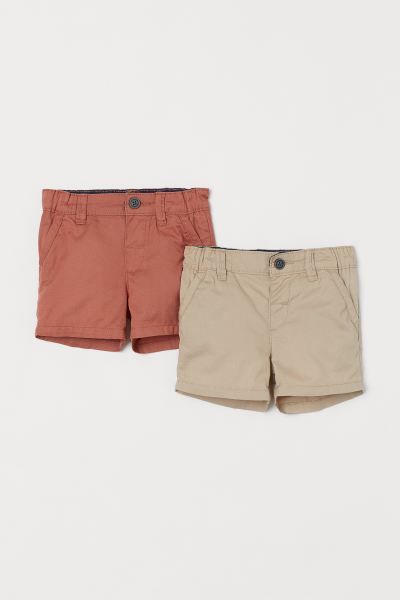 2-pack Chino Shorts | H&M (US)