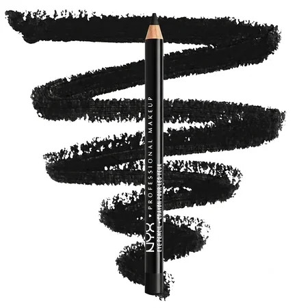 NYX Professional Makeup Slim Eye Pencil, Creamy longwear eyeliner, Black | Walmart (US)