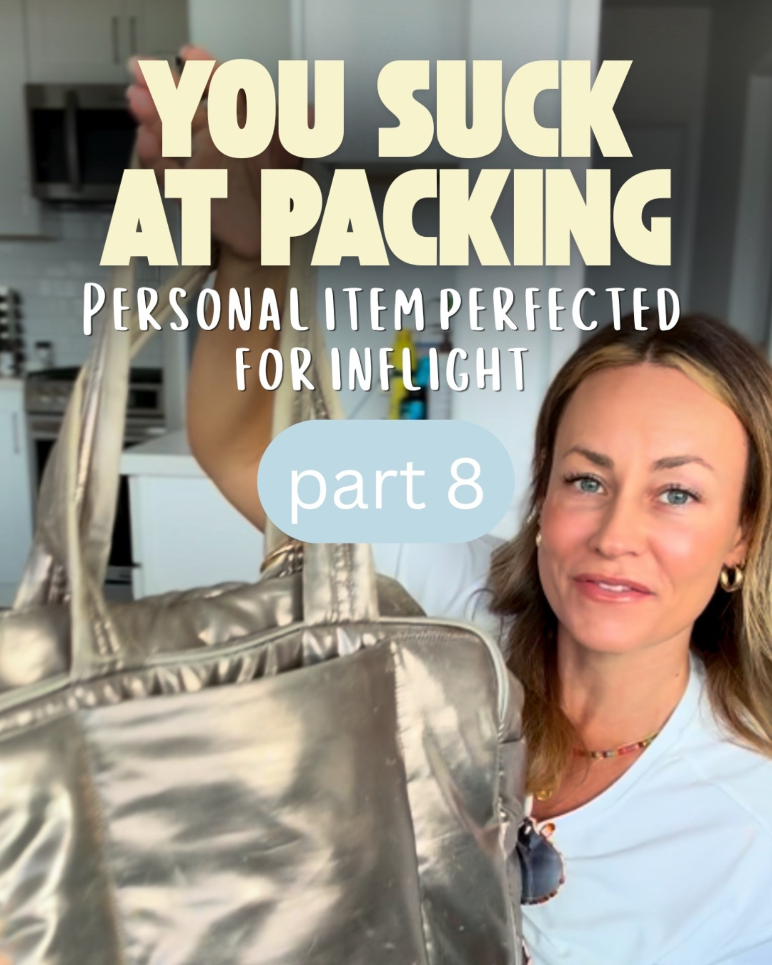 PERSONAL ITEM PERFECTION ✈️👜 
I am a personal item maximalist because I want to save valuable suitcase space for clothes, shoes, and toiletries. Everything else—including decanted makeup—goes in my personal item.

I organize everything into pouches that are accessible and easy to grab—without digging through a black hole of a bag at 35,000 feet.

IMPORTANT DISCLAIMER: I pack my personal item assuming I’m also carrying on my suitcase.

👉 If I were checking my suitcase, I’d pack this differently. Some of what you see here would move into my checked bag, and my personal item would ALWAYS include:
• essential toiletries/medications
• a full backup outfit
• anything I absolutely cannot afford to have lost or delayed

Because I trust the airlines…but not that much. 😏

Now tell me: what’s the ONE thing that absolutely has to be in your personal item? 👇

Save this for your next trip ✈️ and follow along with my You Suck at Packing series because we’re making you a better packer one bag at a time.

#YouSuckAtPacking #PackingTips #TravelTips #PersonalItem #CarryOnPacking #PackingHacks #TravelHacks #CarryOnOnly #LongHaulFlight #TravelEssentials

#LTKTravel