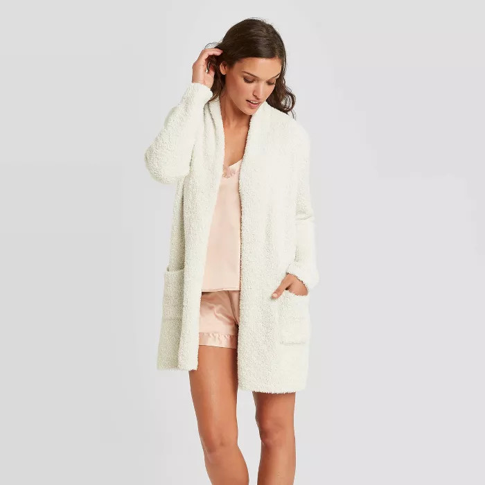 Women's Cozy Plush Sleep Cardigan - Stars Above™ | Target