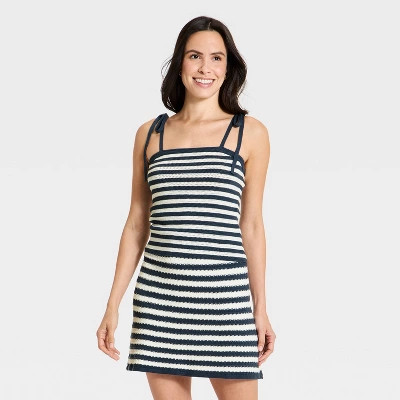 Women's Pullover Sweater Tank Top - Universal Thread™ Navy Blue XS | Target