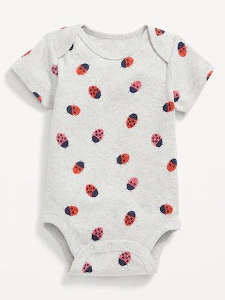 Unisex Short-Sleeve Printed Bodysuit for Baby | Old Navy (US)