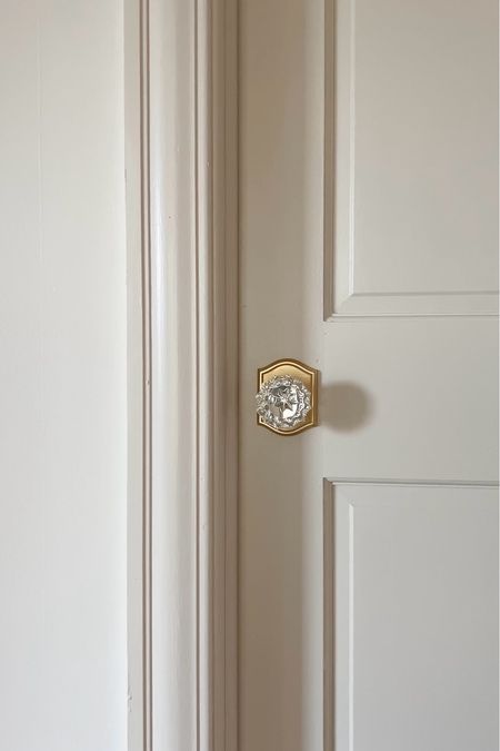 Amazon door knobs and hinges. I have the satin brass finish! 

#LTKstyletip #LTKsalealert #LTKhome
