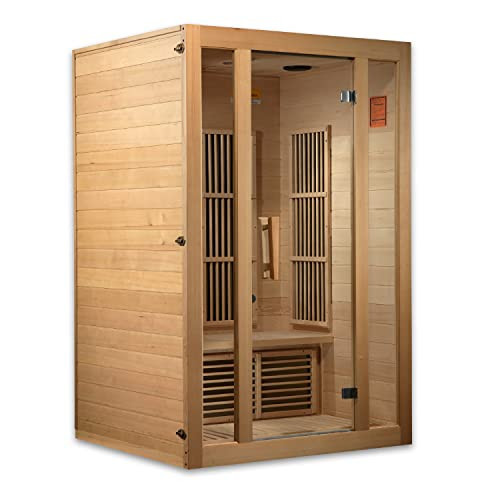 Maxxus Saunas Seattle 2-Person Low EMF (Under 8 MG) FAR Infrared Sauna, Curb Side Delivery 2024 Model MX-J206-01 | Amazon (US)