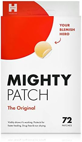 Mighty Patch Original - Hydrocolloid Acne Pimple Patch Spot Treatment (72 count) for Face, Vegan,... | Amazon (US)
