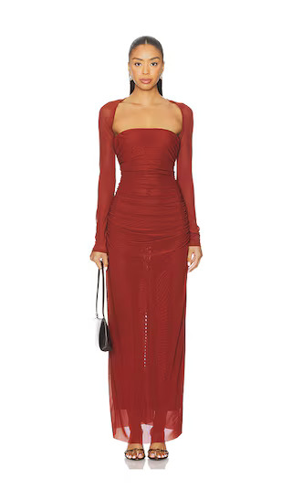 Myriad Bolero Dress in Cinnamon | Revolve Clothing (Global)