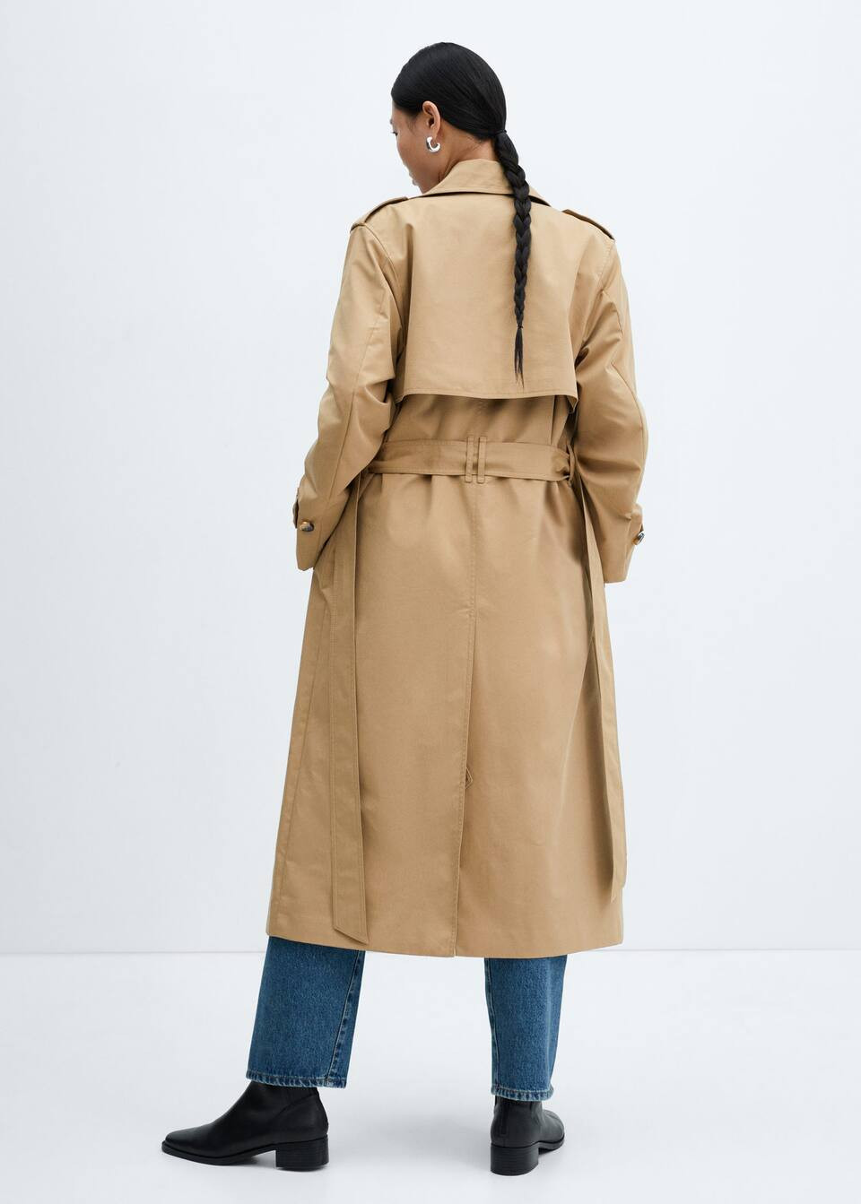 Double-button trench coat -  Women | Mango United Kingdom | MANGO (UK)