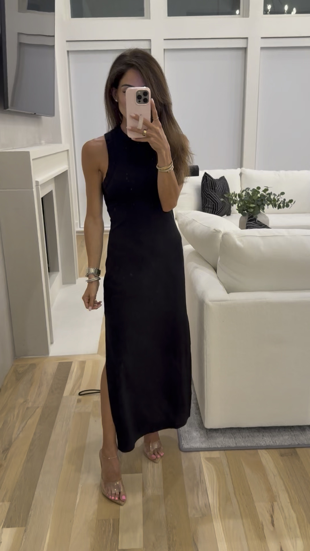 Black ribbed dress summer dress size xs summer dress