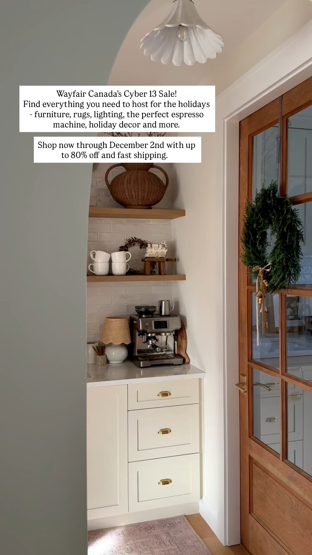 Home for the holidays with Wayfair Canada.
Shop up to 80% off during Wayfair Canada’s Cyber 13 Sale. Everything you need to host for the holidays - furniture, rugs, lighting, holiday decor and more. Shop now through December 2nd with fast shipping. 🎄🎁 @wayfaircanada #WayfairCAPartner #WayfairCAHome 
