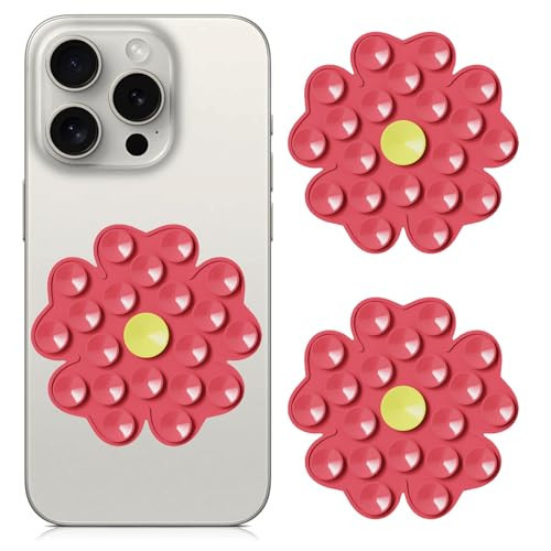 2PCS Silicone Suction Cup Phone Case Mount, Hands-Free Phone Accessories Phone Suction Grip Holder for Selfies and Videos | Amazon (US)