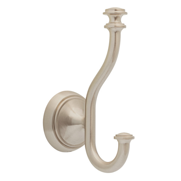 Better Homes and Gardens Safford Bathroom Towel Hook, Wall Mounted Bathroom Towel Holder, Satin N... | Walmart (US)