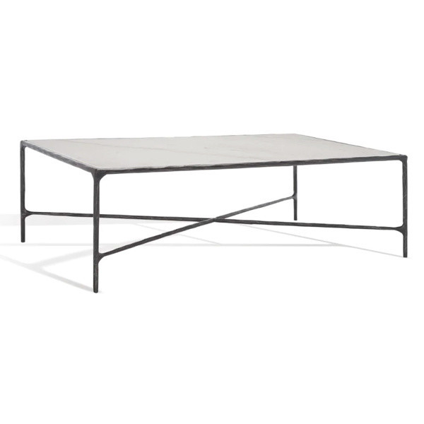 Jessa Rectangle Metal Coffee Table | Homethreads