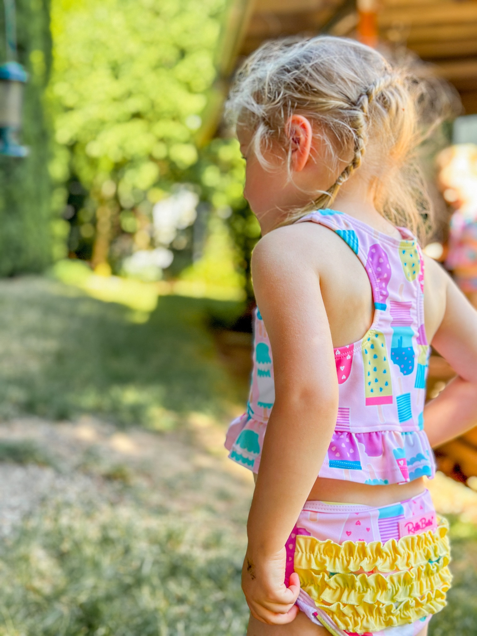 Girls finally got a chance to wear their new suits for the summer. These are Ruffle Butts and they always have the cutest prints and styles! Toddler swimsuit 

#LTKBaby #LTKKids #LTKSeasonal
