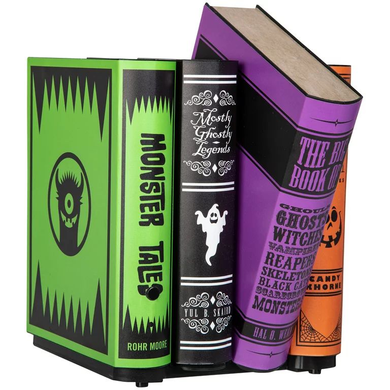 Gemmy Animated Décor Moving Books Colorful Monster Tales, Multicolored - Walmart.com | Walmart (US)