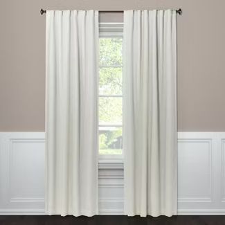 1pc Blackout Aruba Linen Window Curtain Panel - Threshold™ | Target