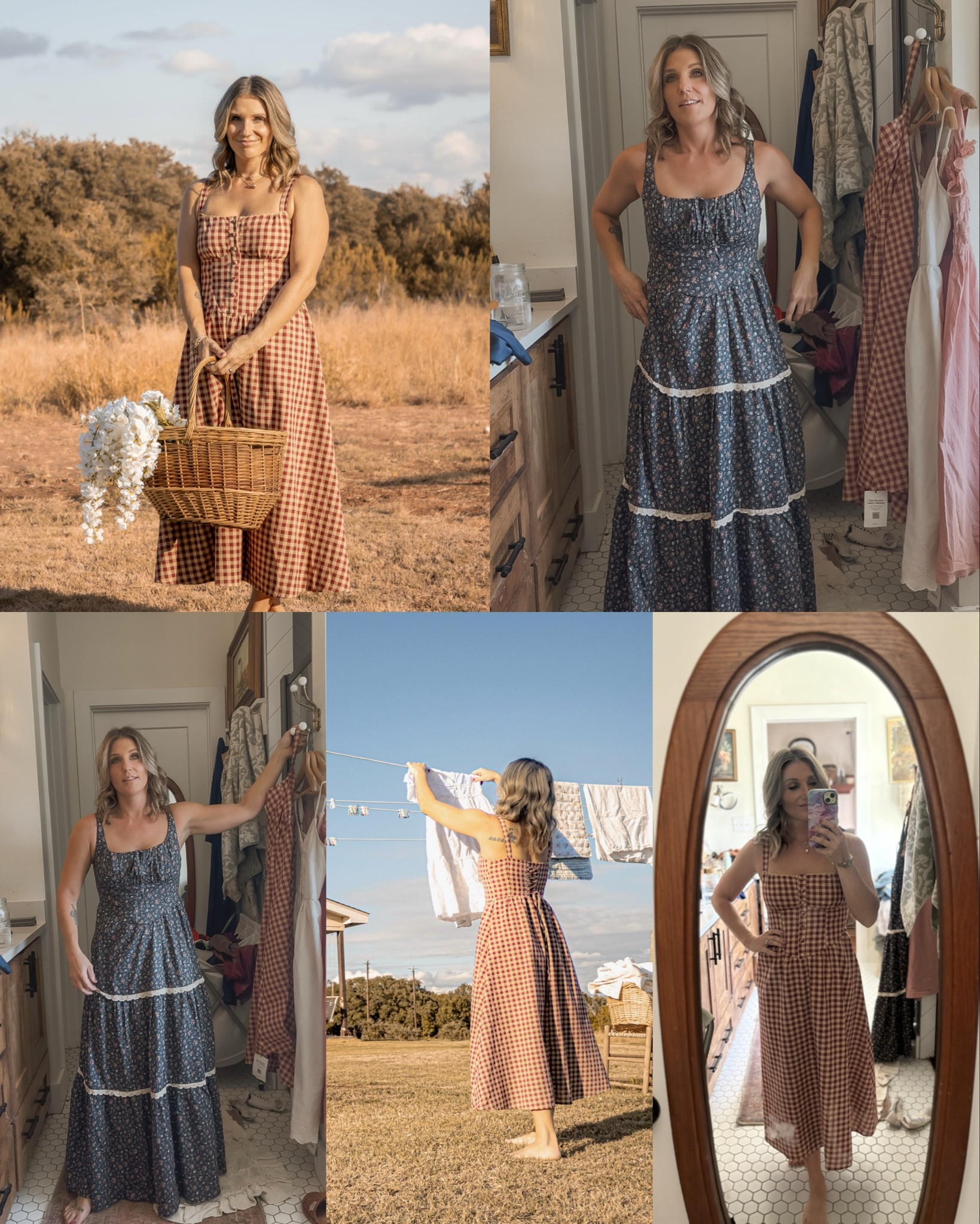 The most beautiful dresses! I’m in my true size small (size small top 2/4 bottom, 5’2”) 

#LTKsalealert #LTKfindsunder50 #LTKstyletip