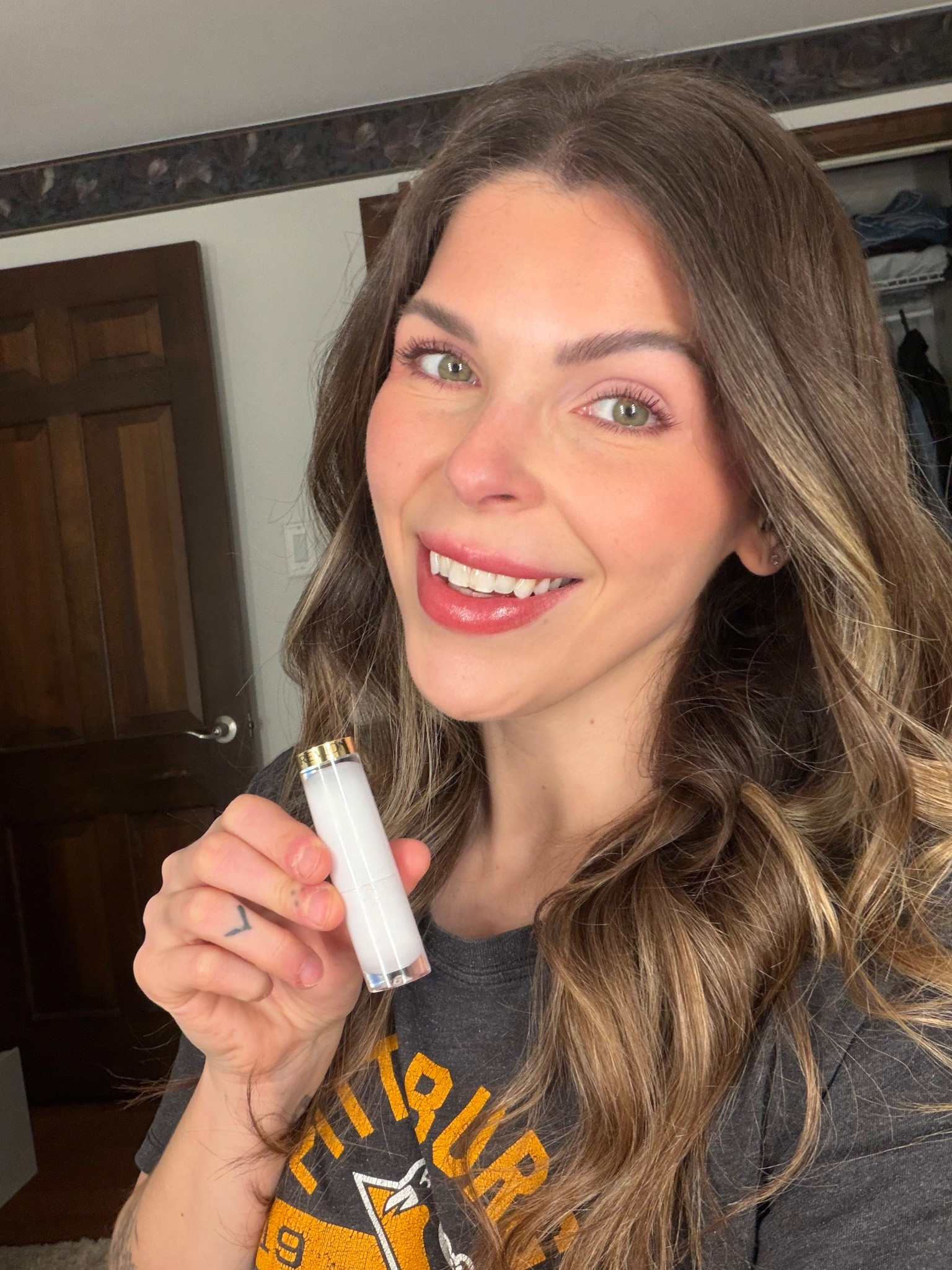 Revlon Super Lustrous Glass Shine - Tinted Lip Balm / color : Rum Raisin ♥️ Beyond obsessed! The color is perfect, the feel is amazing, and it’s now my go to lip color! 

#LTKBeauty #LTKgrwm