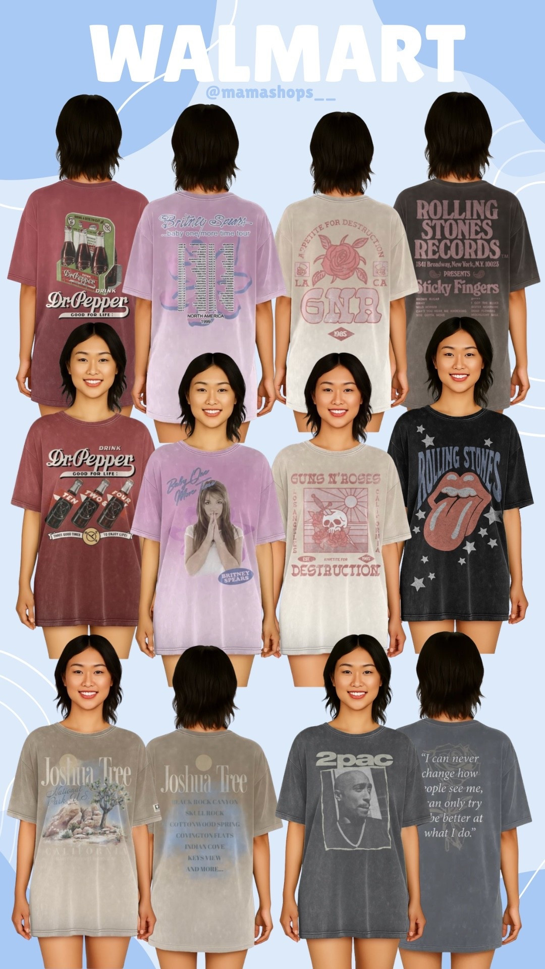 Walmart finds, long graphic tee shirts for women! 💁🏻‍♀️🤩

Linking them here for easy access🔗✨

#LTKmomlife #LTKSeasonal #LTKselfcare