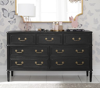 Rosalie 7-Drawer Dresser (56w x 19d") | Pottery Barn Kids