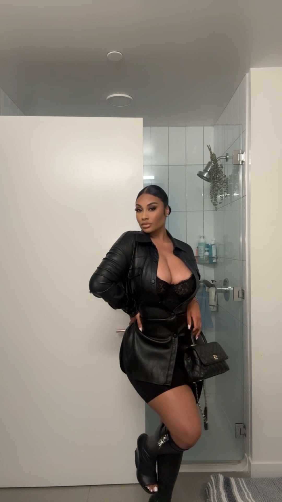 GRWM 💋 easy all black outfit. 

#LTKBeauty #LTKgrwm