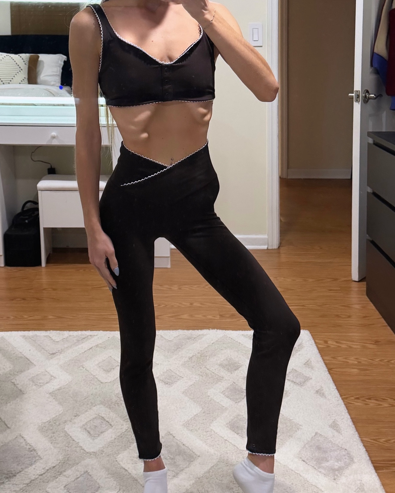 Obsessed with the lace trim details🤎🤍

#LTKFindsUnder50 #LTKActive #LTKBeauty