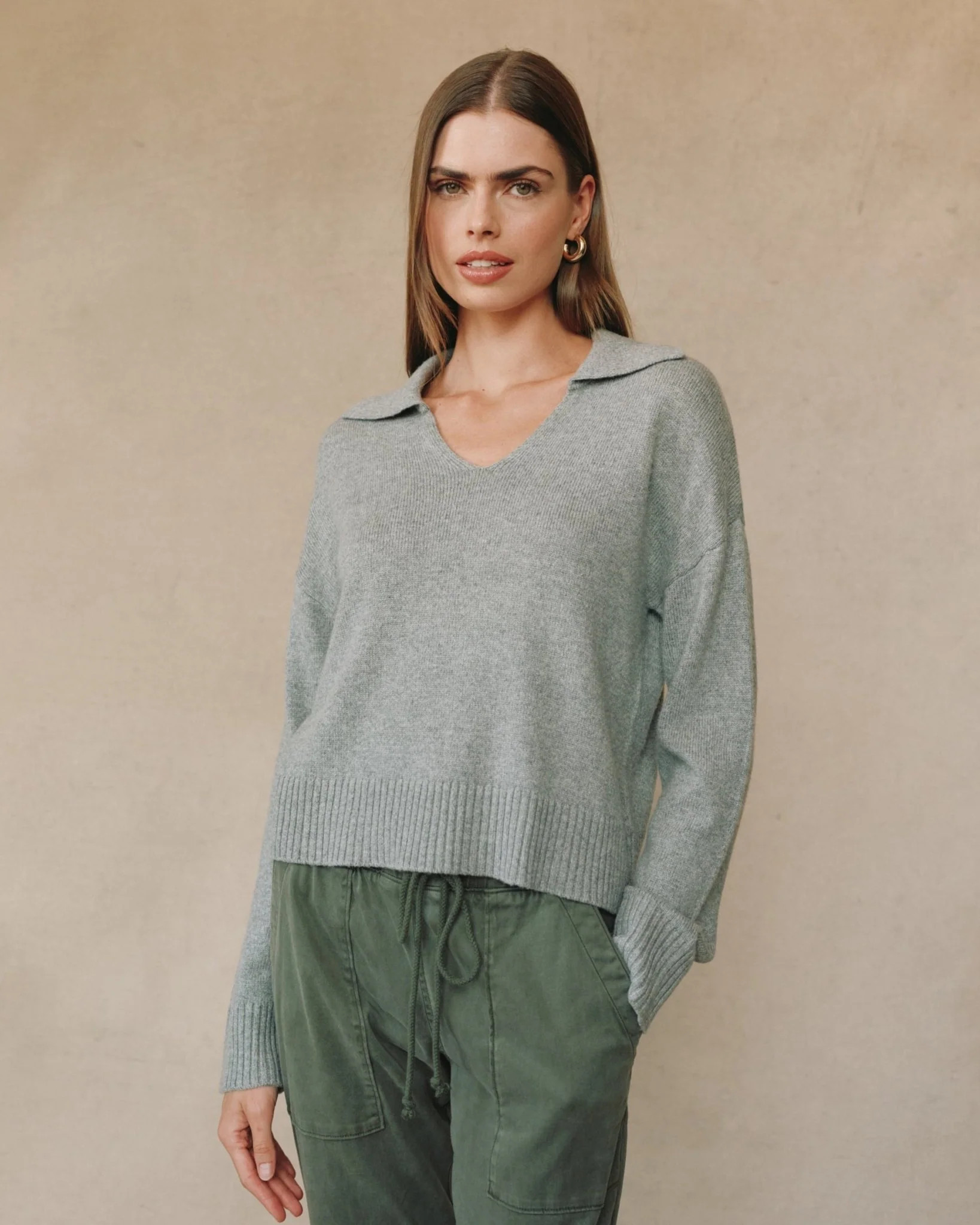 PULLOVER SWEATER WITH COLLAR HGY - Bella Dahl | Bella Dahl
