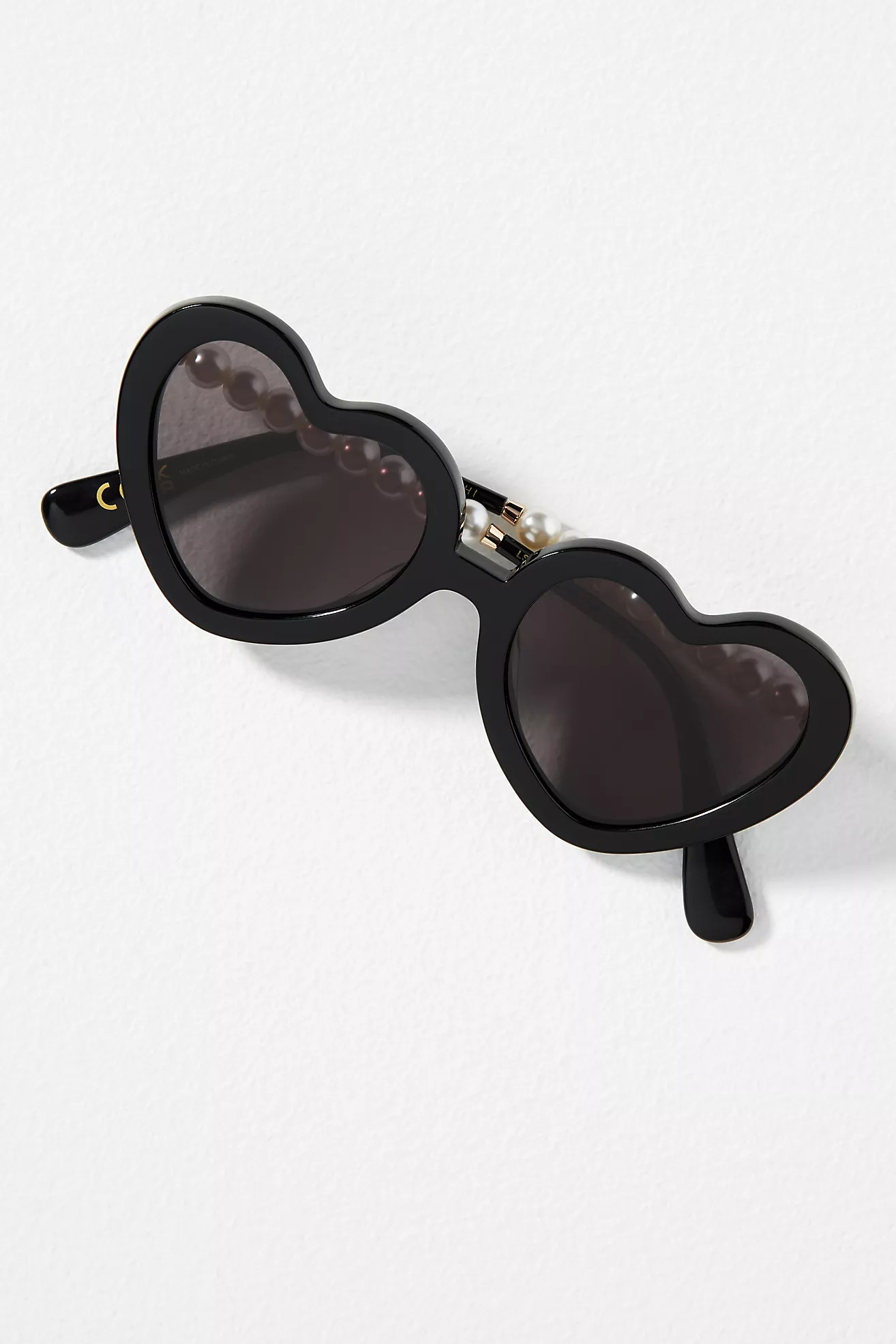 Lele Sadoughi Pearl Sweetheart Sunglasses | Anthropologie (US)