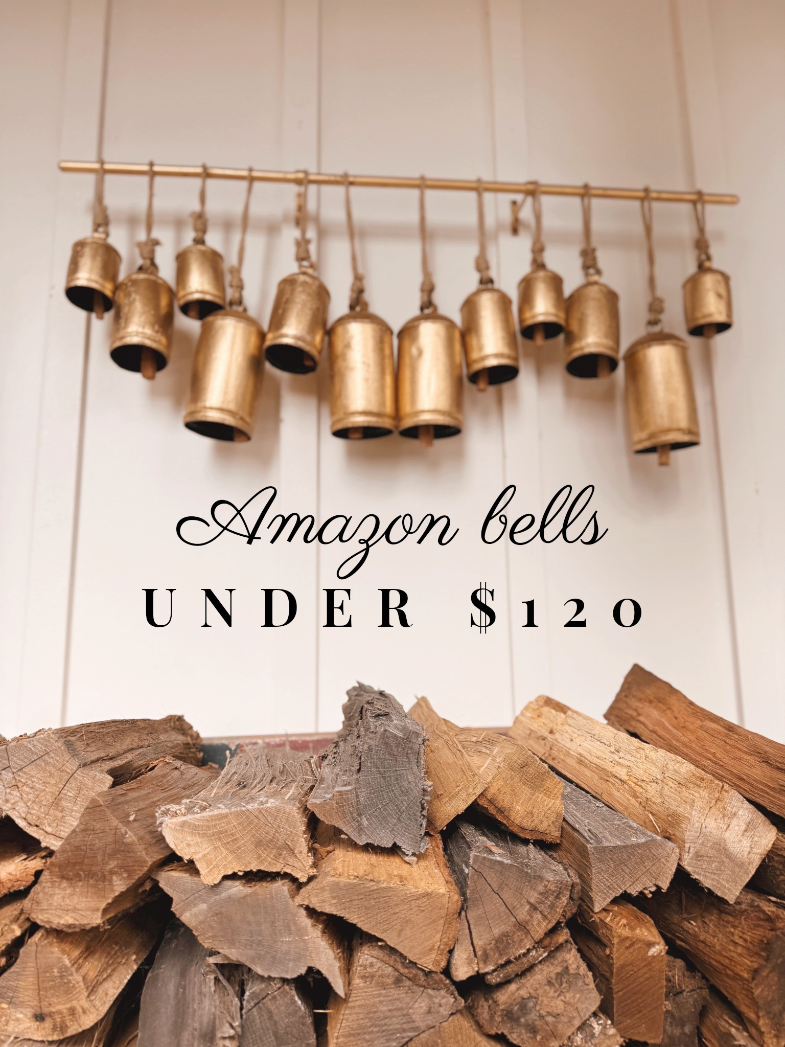 Amazon 4ft gold Christmas bells on a rod- perfect for your front porch Jordan said your home this Christmas season 🌲 #amazon #Christmas #decor #holiday 

#LTKHoliday #LTKSeasonal #LTKHome