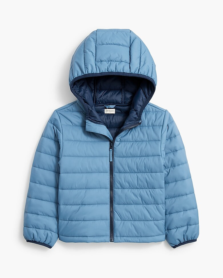 Kids' lightweight packable puffer jacket | J.Crew Factory