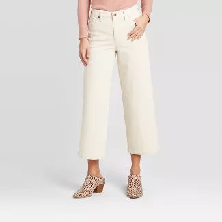 Women's High-Rise Wide Leg Cropped Jeans - Universal Thread™ | Target