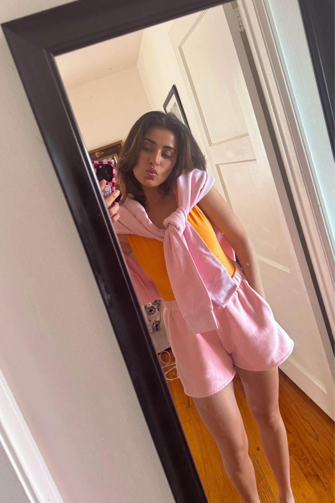 Summer Outfit details: 
Shorts are J crew 
Bodysuit is Free People, sold out but linked similar 
Sweater is Girl Tribe Co ✨

#LTKSaleAlert #LTKSeasonal #LTKStyleTip