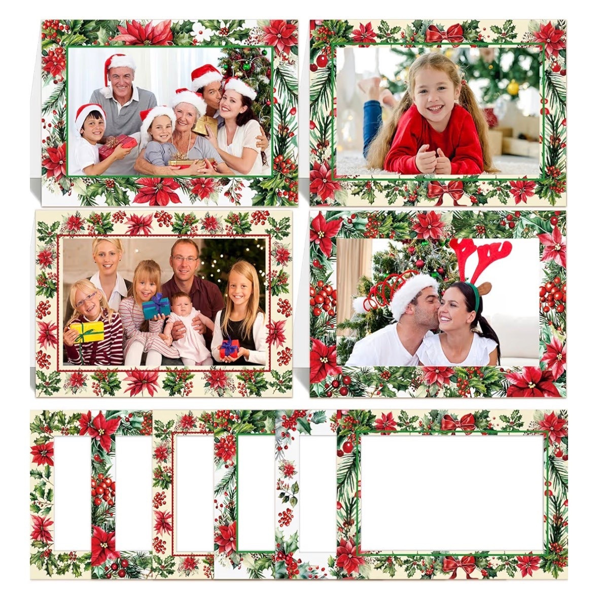 Christmas Holly Photo Frame Cards Merry Christmas Picture Frame Greeting Card 18 Pack Holiday Photo Sleeve Greeting Holder Card with Envelopes for Classroom Home Party


#LTKGiftGuide #LTKHoliday