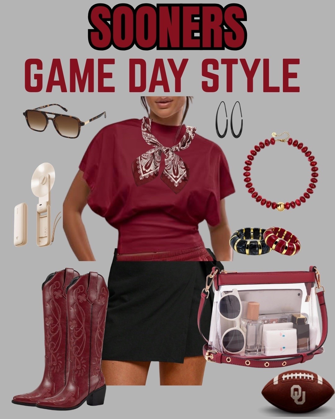 🏈 Touchdown Tailgate: Game Day Style

Sooner or Cowboy, game day is your excuse to have a little fun with fashion! ❤️🧡

I’m kicking off my new Touchdown Tailgate series with game-day style for both OU + OSU.

And we’re just getting started! 👗🏈

Tap to shop these looks + follow along for tailgate recipes, game-day finds, essentials, men’s style & more!

Which team are you? 🔴 OU or 🟠 OSU?

#TouchdownTailgate #GameDayStyle #OklahomaFootball #OklahomaSooners #OKStateCowboys

#LTKOver40 #LTKSaleAlert