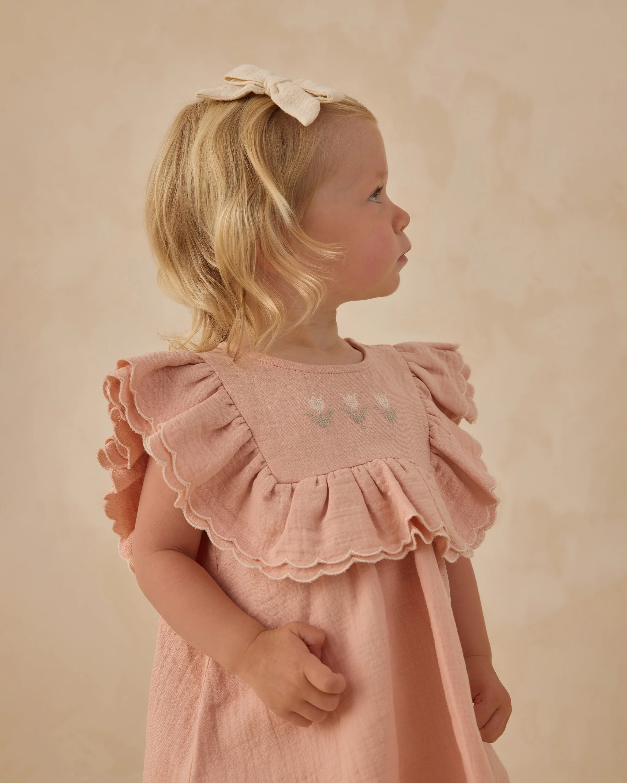 Lulu Dress Melon | Rylee + Cru