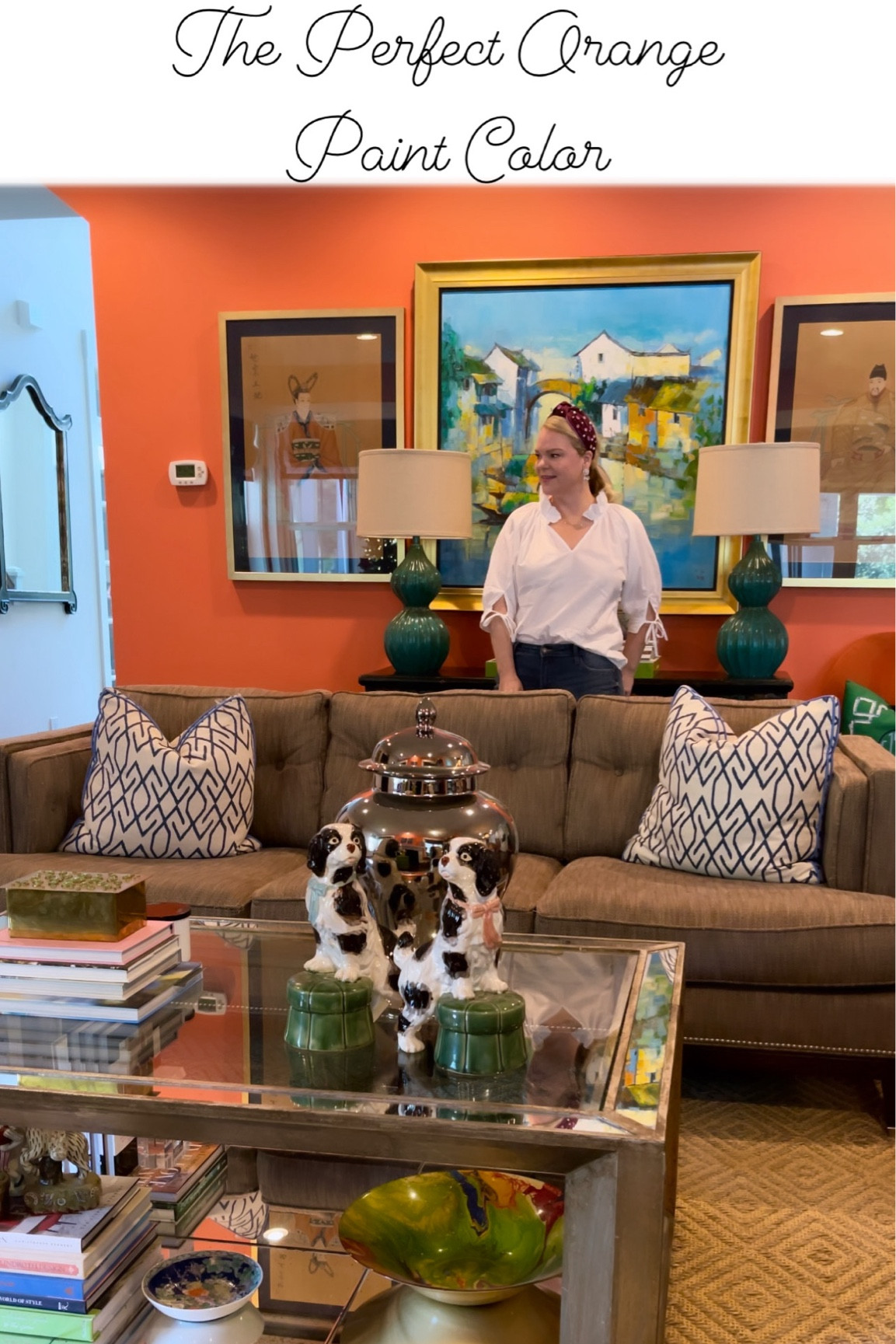 Sherwin Williams SW6627 Emberglow truly is an amazing orange. We love this color so much in our living room.🔥

#LTKHome