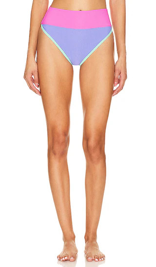 Emmy Bikini Bottom in High Tide Colorblock | Revolve Clothing (Global)